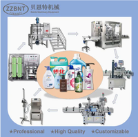 Usine de transformation de détergent/savon liquide/shampooing/gel douche, ligne de production de cosmétiques liquides chimiques