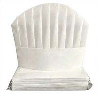 Casquette de cuisine jetable en papier de haute qualité, non tissée, pour chef