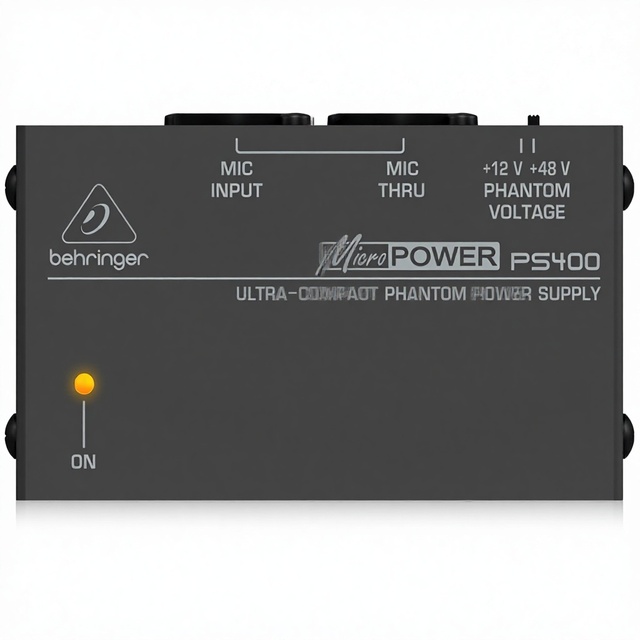 Behringer MicroPower PS400 Ultra-Compact Phantom Power Supply