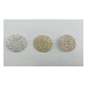 32MM High-end Alloy Diamond Small Brooch