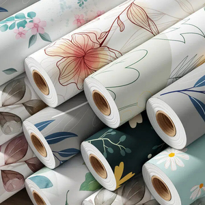 Papel Tapiz Autoadhesivo Impreso CHOOWIN <span class=keywords><strong>de</strong></span> 0.24mm, Desprendible y Pegable, Impermeable, Resistente a la Humedad, para Renovación y Decoración <span class=keywords><strong>de</strong></span> Muebles - Product Image 1