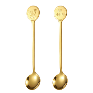 DFC0337 Good Luck Home Shop - Juego de Cubiertos Creativos para Regalo de Navidad, Cubertería de Acero Inoxidable 304, Cuchara para Café - Product Image 5