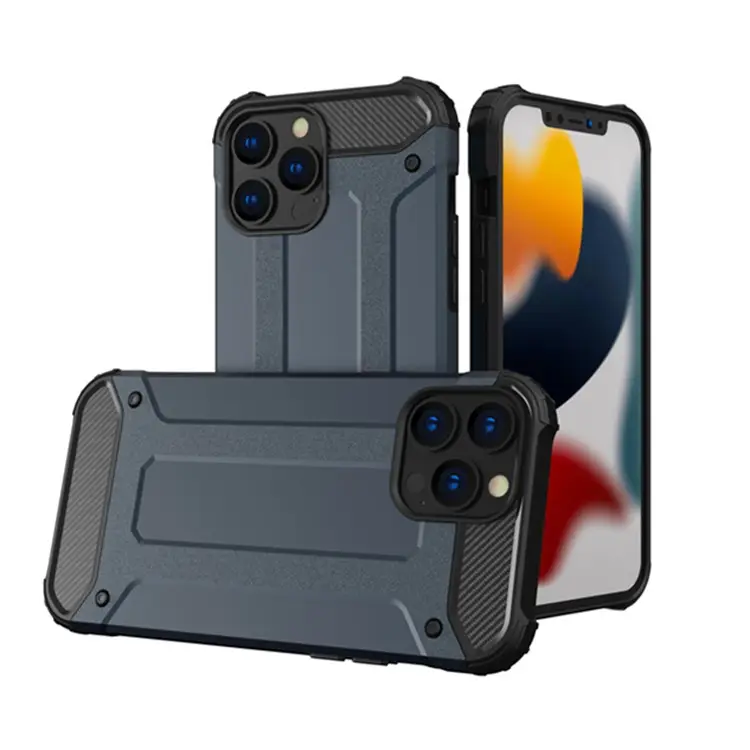 Funda de doble capa resistente a prueba de golpes para móvil, armadura delgada para iPhone SE 3 a 12 13 Pro Max, productos en oferta