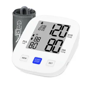 Smart Upper Arm Blood Pressure Monitor with Wide Range Cuff That fits Standard to Large Adult Arms Digital BP Monitor
