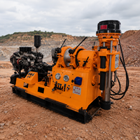 Foreuse rotative de puits d'eau XY-3 FEIYANG, moteur diesel, profondeur max. 600m, pompe 325MM de diamètre, engrenage moteur, mobile sur roues, garantie 1 an