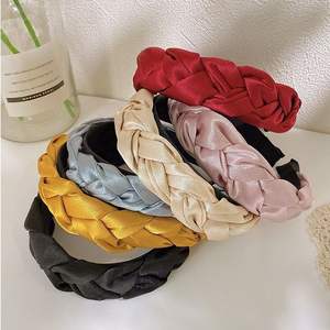 New Arrival Solid Color Thick Headband Vintage <strong>Alice</strong> Twists Braided <strong>Hair</strong> <strong>Bands</strong> <strong>Hair</strong> Velvet Plait Headbands <strong>Hair</strong> <strong>Band</strong> for Women - Product Image 2