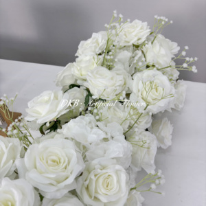 Đám Cưới Hoa Sắp Xếp Tùy Chỉnh 200Cm Nhân Tạo Hoa Màu Trắng Bảng Á Hậu <span class=keywords><strong>Centerpieces</strong></span> Cho Nhà Tổ Chức Sự Kiện Trang Trí - Product Image 6
