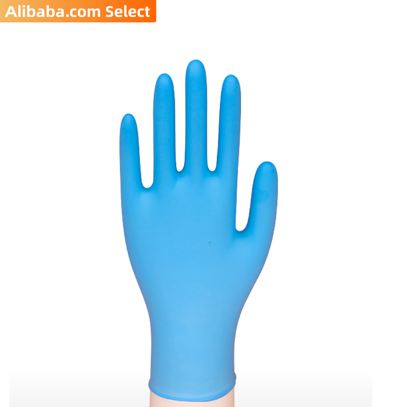Одноразовые безопасные синие нитриловые перчатки для медицинского обследования, производители только для рынка США