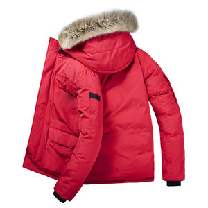 Manteau de <span class=keywords><strong>fourrure</strong></span> de <span class=keywords><strong>Ski</strong></span> imperméable pour hommes, de haute qualité, doudoune imperméable, personnalisé, pour l'hiver, vente en gros - Product Image 2