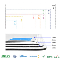 Tapis de Souris XXL Personnalisables en Caoutchouc pour Clavier d'Ordinateur, Tapis de Bureau Grande Taille, Tapis de Souris Gaming Vierge pour Sublimation Anime
