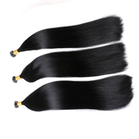 Extensiones de Cabello Ruso Virgen Remy de Alta Calidad para Mujeres, Extensiones de Cabello Humano con Punta Nano Personalizadas para Salón