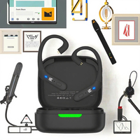 Écouteurs sans fil KZ AZ20 BT 5.3 de haute qualité avec technologie sonore HIFI AptX HD Câble de mise à niveau de type C Casque en métal avec crochet
