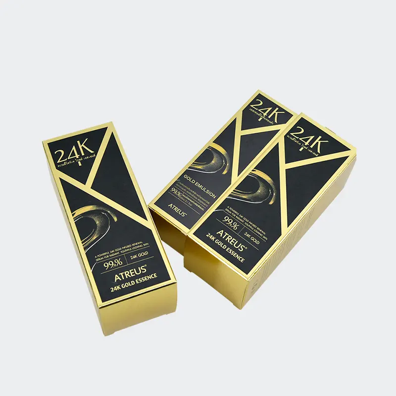 Factory Direct Sale Perfume Cosmetic Card Luxury Paper Box For Luxury Cosmetic Box Double Sided Printing Color Packaging Box