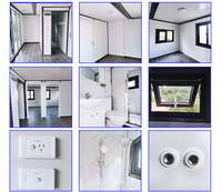 Maison préfabriquée en conteneur extensible de 40 pieds, maison en conteneur pliable, mini-maisons préfabriquées, maison modulaire