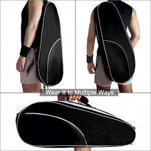 Sac de raquette de tennis grande capacité personnalisé BSCI, sac à bandoulière unique pour raquette de badminton, sac à dos pour hommes - Product Image 4