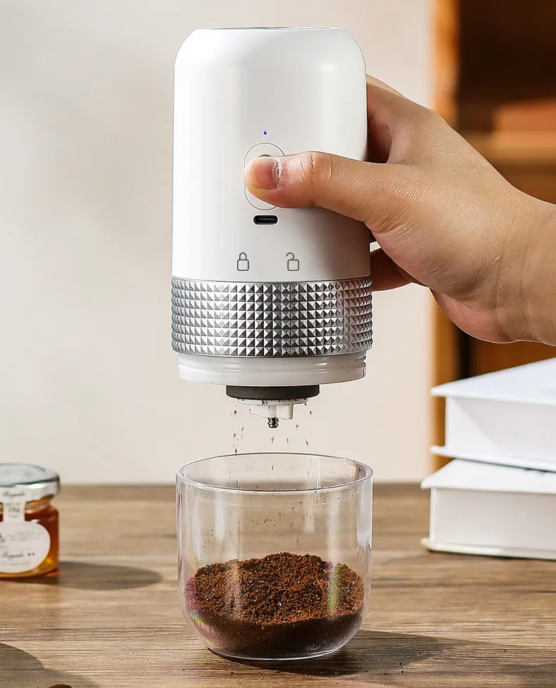 Nouvelle mise à niveau espresso électrique moulin à épices et moulin à café mélangeur USB Machine Portable électrique moulin à grains de café