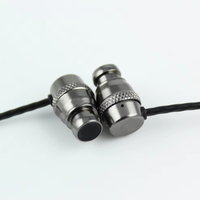 Écouteurs miniatures au design breveté, dynamiques 6 mm N54, en aluminium 7075 OFC plaqué argent, 3,5 mm, pour audiophiles, personnalisables