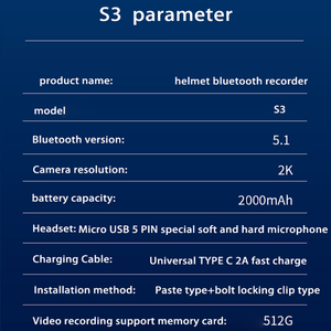 Casque de communication pour moto <span class=keywords><strong>Europhone</strong></span>, nouvelle génération, étanche IP67, enregistrement WiFi 1080P, interphone, communication de groupe, réduction du bruit - Product Image 6