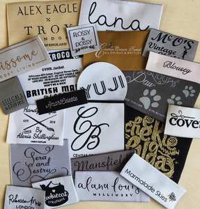 Etiquetas tejidas con logotipo personalizado, <span class=keywords><strong>cinta</strong></span> de algodón Jacquard, dobladillo, <span class=keywords><strong>para</strong></span> <span class=keywords><strong>ropa</strong></span> - Product Image 6