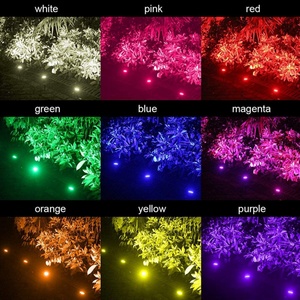 Iluminación LED para Jardín de 10W RGB, Controlada por Aplicación BT, Luces de Césped de Bajo Voltaje con Transformador, IP66 Impermeable para Exteriores - Product Image 6