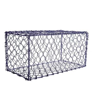 Gabbia in Filo di Piombo Zincato per il Controllo delle Inondazioni Fluviali, Progetto di Protezione di Argini, Rotolo di Rete Gabion Rivestita, Gabbia per Protezione di Pendii - Product Image 4