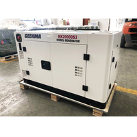 12KW 15KVA Zweizylinder 3-Phasen 12V DC Elektrostart Luftgekühlter Geräuscharmer Standby-Dieselgenerator