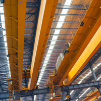 Pont roulant monopoutre SEVENCRANE 5T électrique avec moteur PLC et télécommande, hauteur de levage 50m, triphasé 380V