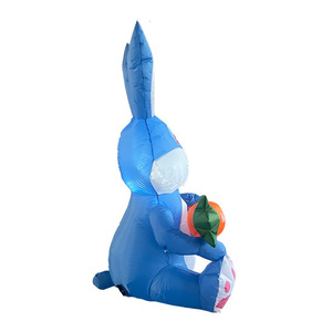 Modello Gonfiabile da Esterno a Tema Pasquale, <span class=keywords><strong>Coniglietto</strong></span> Gonfiabile di Pasqua da 1,2 Metri con Luci LED per Decorazione di Luoghi Festivi - Product Image 5