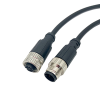 M12 4Pin interrupteur de proximité prise d'aviation câble de capteur photoélectrique 2M 458 Core connecteur pratique accessoires pour l'aviation