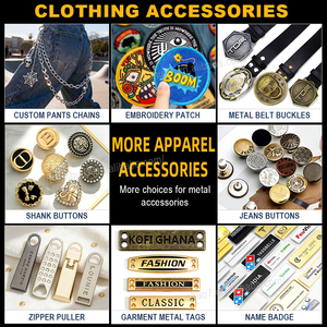 Etiquetas Metálicas Personalizadas para <span class=keywords><strong>Ropa</strong></span> con Forma <span class=keywords><strong>de</strong></span> Rollo y Logotipo en Relieve 3D para Prendas y Bolsas - Product Image 6