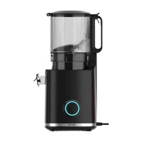 Nouvelle conception, extracteur de jus lent électrique en acier inoxydable de haute qualité avec goulotte d'alimentation large de 141 mm, presse à froid mains libres pour usage domestique