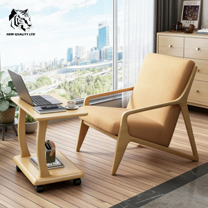 Mesa de Centro Moderna de Madera Maciza Personalizable para Sala de Estar, Diseño Ecológico, Fácil Montaje, Lista para Enviar - Product Image 4