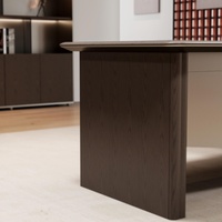 Bureau de direction de luxe, table de patron de luxe, design de bureau de direction, bureau en bois, bureau de gestionnaire