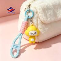 Longzhiyu – Porte-clés en caoutchouc souple 3D en PVC écologique, personnalisables depuis 20 ans, breloques mignonnes pour sacs, pendentifs, figurines miniatures