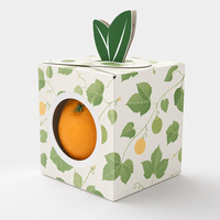 Boîte à carottes ondulée haute compression avec aérations personnalisées, en carton kraft recyclable, pour l'expédition de choux frais