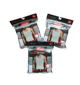 Bán Nóng Bán Buôn Giá Rẻ Của Nam Giới Đan Sườn Không Tay Tank Top Tập Thể Dục Dây Kéo Túi 3 Hoặc 4 Piece Gói Tùy Chỉnh Men Tank Top Singlet - Product Image 1