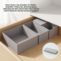 Organisateur multifonctionnel pour armoire de chambre : Boîte de rangement pour lingerie, sous-vêtements, cravates, chaussettes et soutiens-gorge