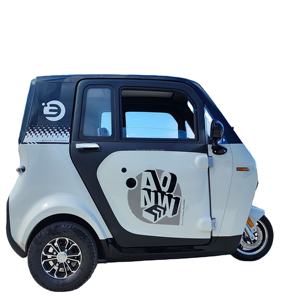 Scooter de mobilité fermé <span class=keywords><strong>sans</strong></span> <span class=keywords><strong>permis</strong></span>, tricycle électrique à 3 roues, Coche De, autonomie de 80 km, mini voitures à vendre, L2e, petite <span class=keywords><strong>voiture</strong></span> - Product Image 1