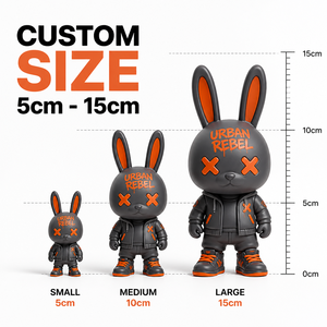 Action Figure Personalizzate di Film e Anime, Giocattoli per Bambini, Fumetti, Statuette di Film e Anime, Regalo di Compleanno per Bambini, Action Figure di Conigli - Product Image 2