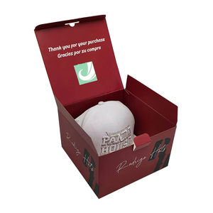 Nhà Máy Giá Có Thể Gập Lại In Kỹ Thuật Số Mũ Bóng Chày Giấy Bao Bì Hộp Kỳ Nghỉ Bất Ngờ Hộp Quà Tặng Với Biểu Tượng Tùy Chỉnh - Product Image 5