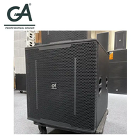 Bon prix Système de sonorisation professionnel pour basses Haut-parleur de caisson de basses unique de 18 pouces pour bar/pub