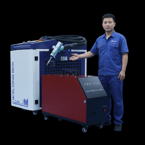 Nueva Llegada: Máquina de Soldadura Láser Portátil de Doble Oscilación de 3000W con Enfriamiento por Agua y Limpiador de Óxido 5 en 1 de Fibra para Metal - Product Image 1