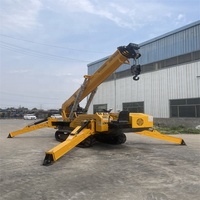 Chine, Nouveau mini-ponton portable, ponton araignée télescopique pour la construction, jambes hydrauliques pliables
