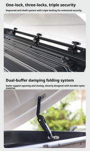 <span class=keywords><strong>Box</strong></span> da Tetto per Sci Design Aerodinamico Bassa Rumorosità Impermeabile per Viaggi Sportivi Invernali Bianco 880L - Product Image 4