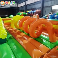 Parc de jeux gonflables Carnival Fun Air Bounce, parc à thème Dino, design personnalisable, bâche en PVC Plato de 0,55 mm