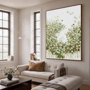 Peinture à l'huile florale artisanale sur toile épaisse, décoration murale pour salle à manger, cuisine, cadeau d'anniversaire de mariage - Product Image 4