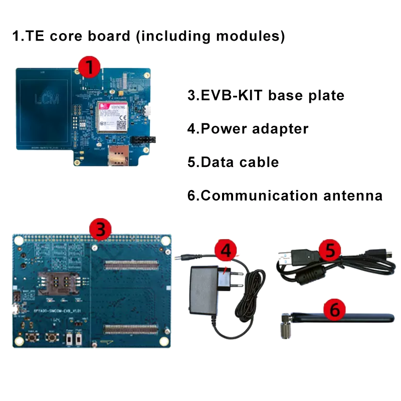 Simcom CAT4 Module Development Board SIM7672G-TE for M2M Iot