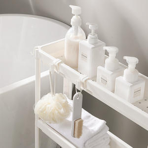 Carrello portaoggetti ad angolo per <span class=keywords><strong>scarico</strong></span> <span class=keywords><strong>wc</strong></span> scaffale per <span class=keywords><strong>wc</strong></span> snack per frutta e verdura scaffale portaoggetti rimovibile con ruote scaffale da cucina - Product Image 4