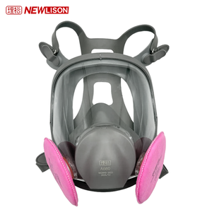 Máscara de Protección Respiratoria Facial Completa, Respirador contra Polvo y Humos, Apta para Trabajadores de Plantas Químicas, Certificación CE - Product Image 4