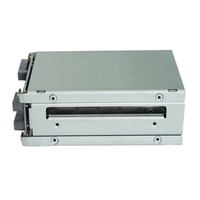 Carcasa de Doble Bahía para Discos Duros de 2.5 Pulgadas SATA, con Bandeja Extraíble y Montaje en Rack, para Almacenamiento en Servidores HDD/SSD de 15 mm